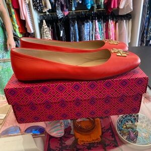 Tory Burch Orange Ballet Flat size 11M
